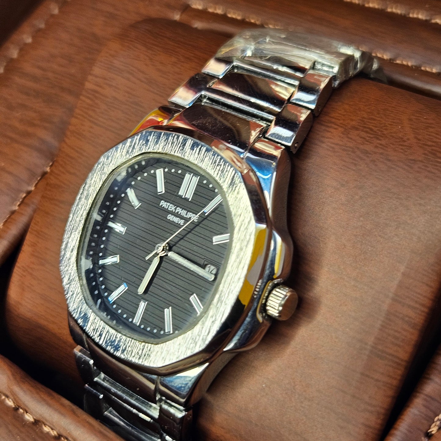 Patek Philippe Geneve (Masterpiece) Stainless Steel Chain Luxury Watch Edition