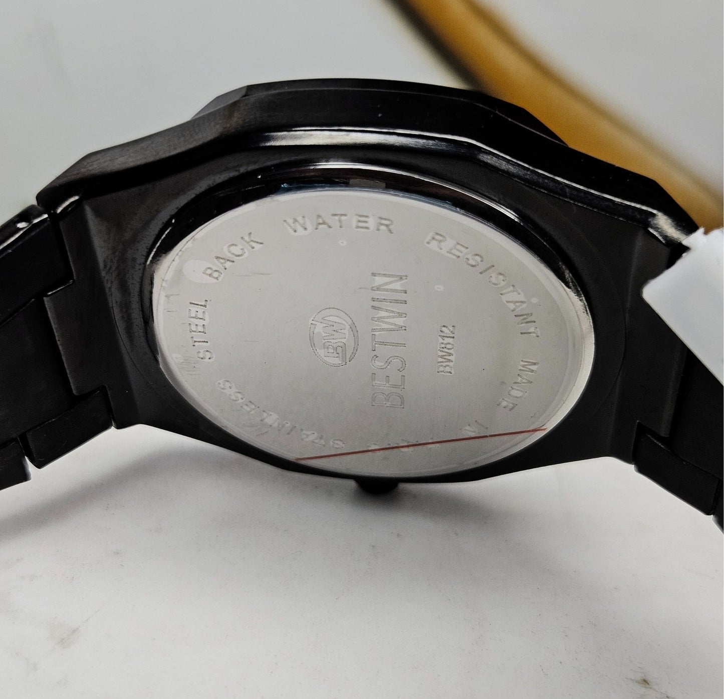 Black Arabic Aura Watch (Masterpiece) – Stainless Steel Edition