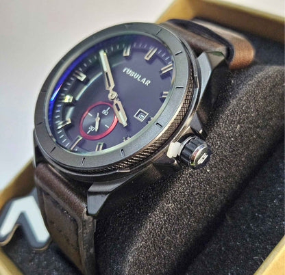 Tubular TB-849721 Branded Luxury Watch with Sub-Second Display