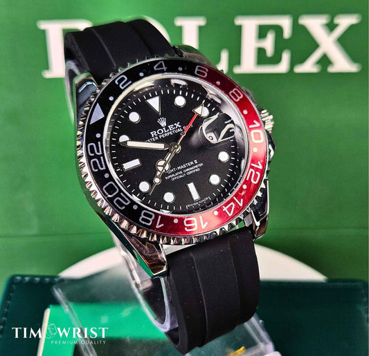 RLX GMT-Master II (Masterpiece) Pepsi Bezel – Dual Time Watch Luxury Edition