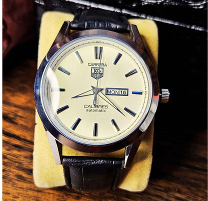 Tag Heuer Calibre 5 (Masterpiece)  Men's Luxury Watch White Edition