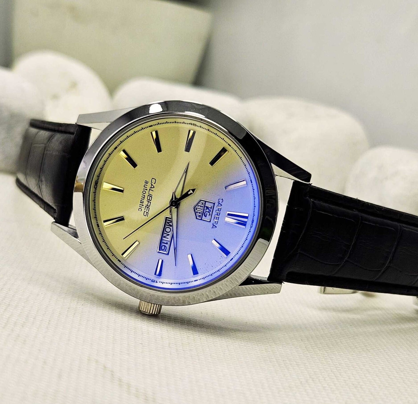 Tag Heuer Calibre 5 (Masterpiece)  Men's Luxury Watch White Edition
