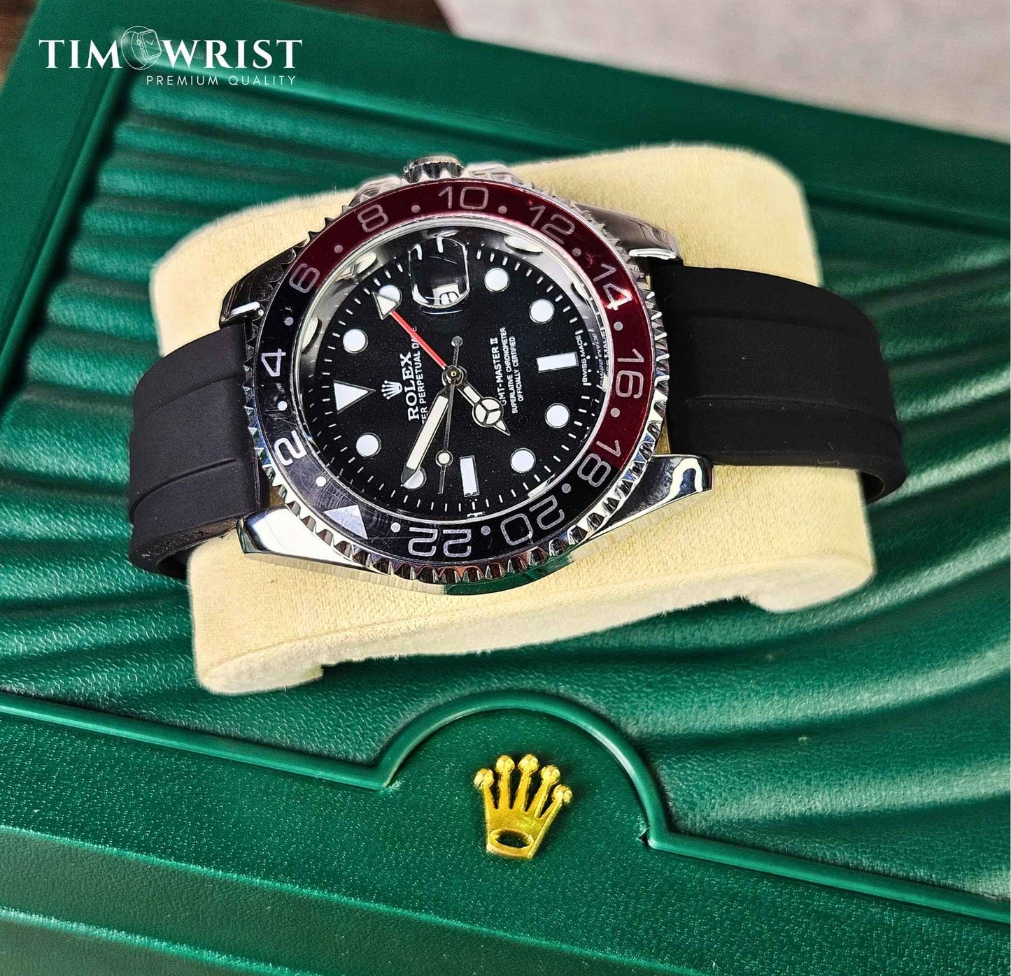 RLX GMT-Master II (Masterpiece) Pepsi Bezel – Dual Time Watch Luxury Edition