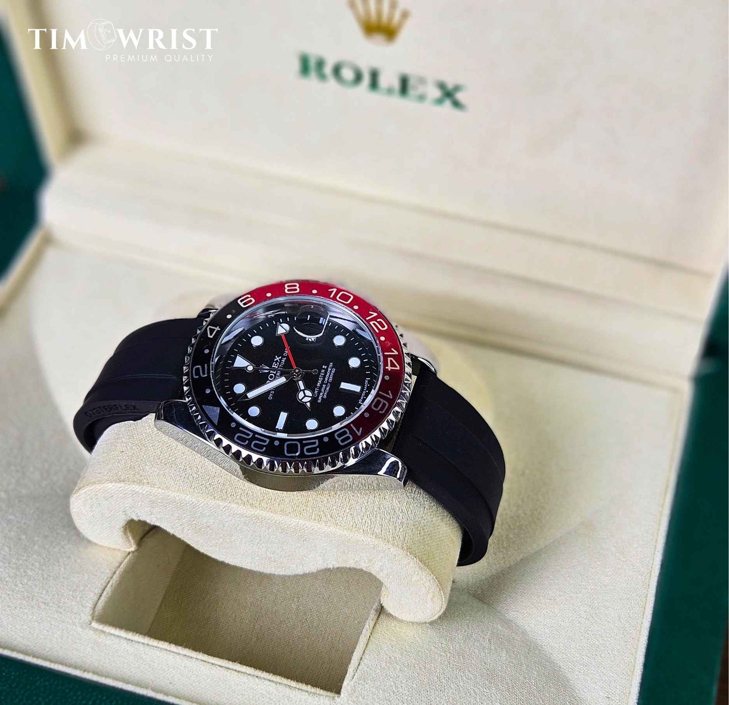 RLX GMT-Master II (Masterpiece) Pepsi Bezel – Dual Time Watch Luxury Edition
