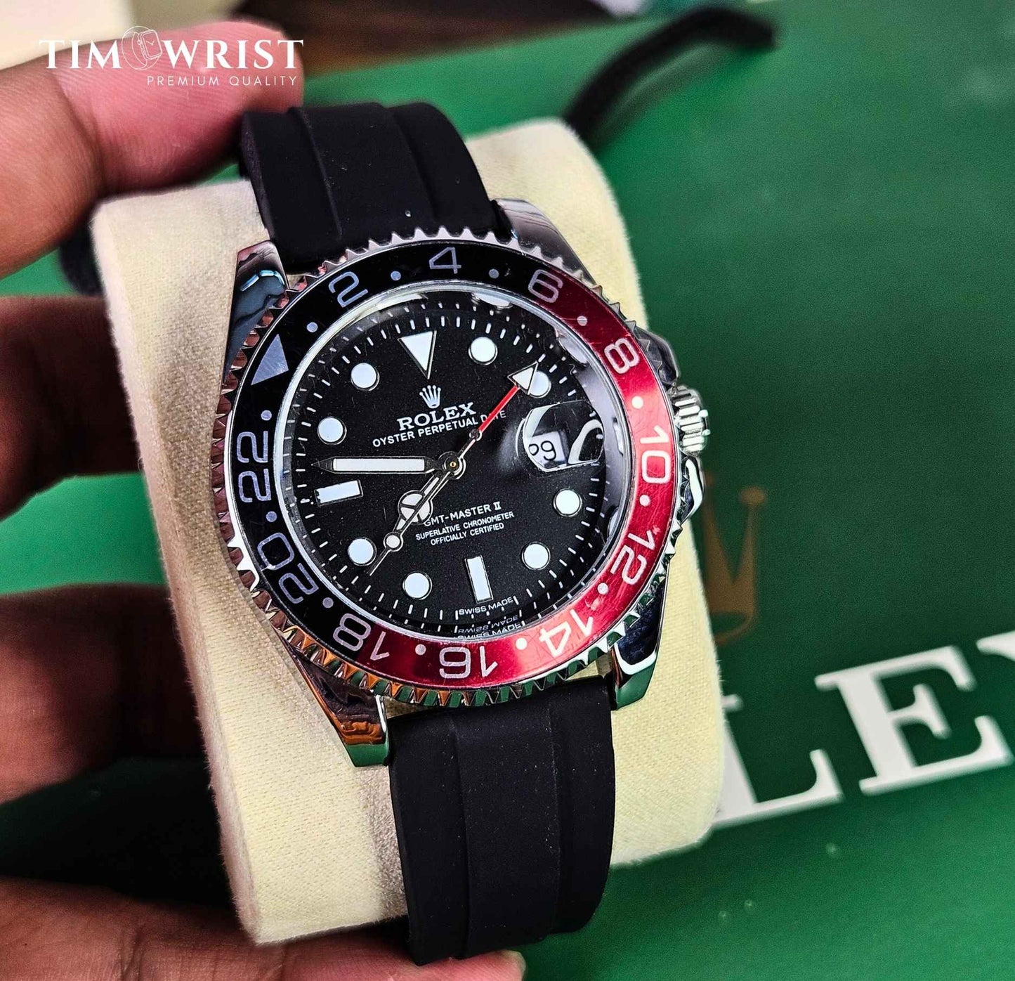 RLX GMT-Master II (Masterpiece) Pepsi Bezel – Dual Time Watch Luxury Edition