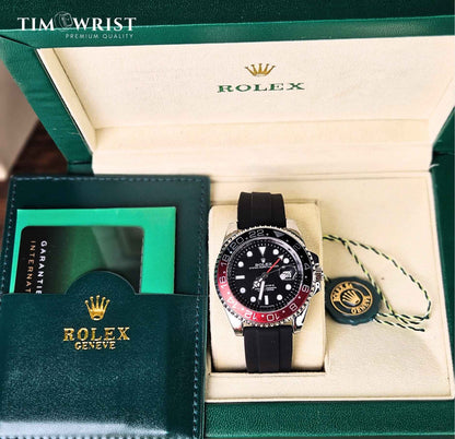 RLX GMT-Master II (Masterpiece) Pepsi Bezel – Dual Time Watch Luxury Edition