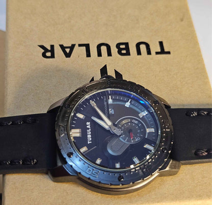 Tubular TB-589657 Branded Luxury Watch with an Elegant Dial and Sub-Second Display